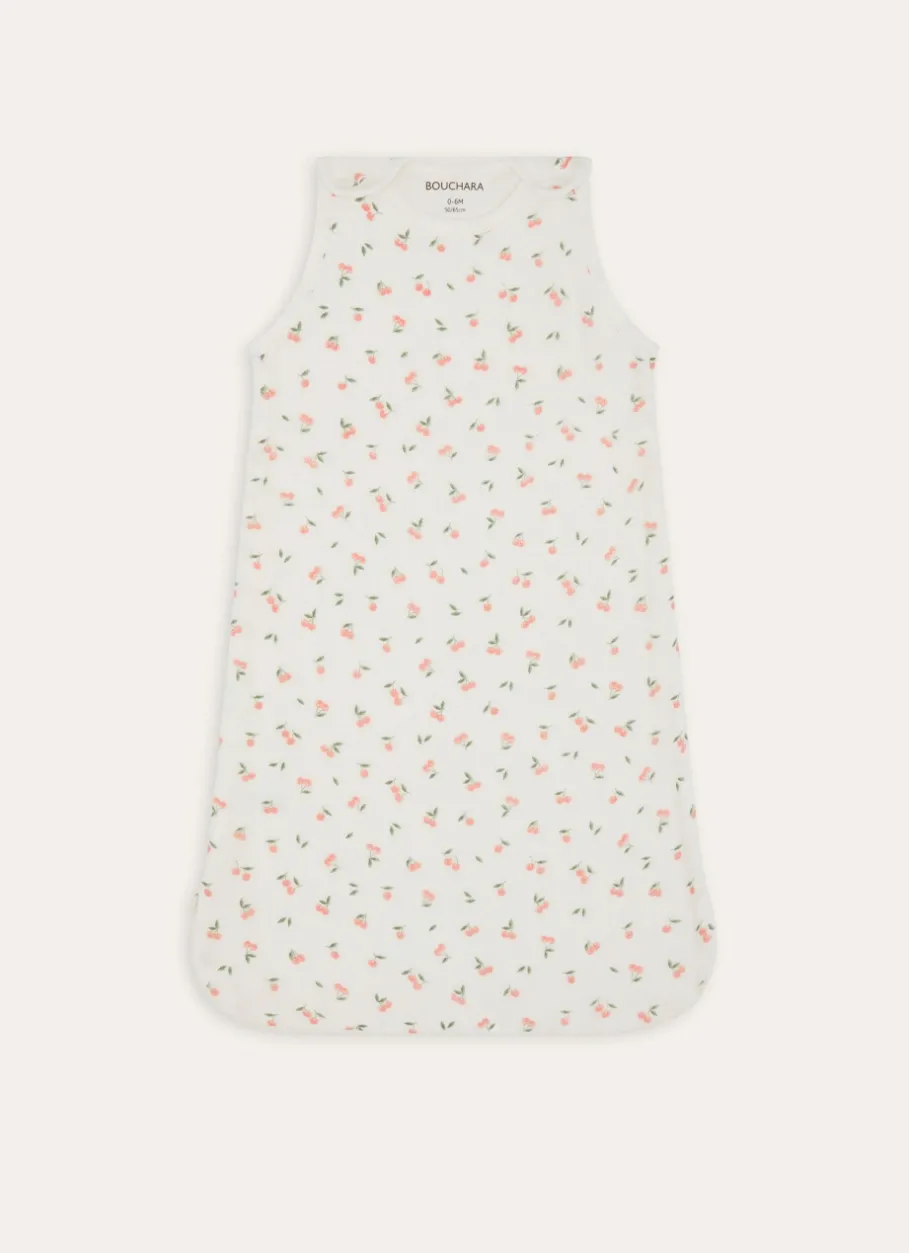 Enfant Bouchara Linge De Lit^GIGOTEUSE EN GAZE DE COTON CERISES 6-18 MOIS