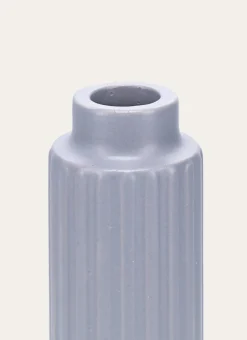 Bouchara Bougeoir, Lanterne^GRAND BOUGEOIR EN GRÈS CÔTELÉ