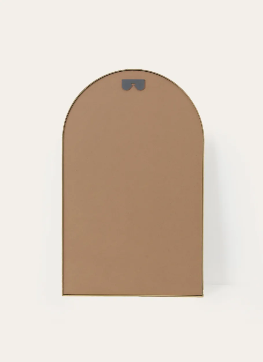 Bouchara Miroir^GRAND MIROIR DEMI-LUNE AVEC CADRE EN MÉTAL