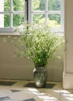 Bouchara Vase, Cache-Pot^GRAND VASE EN CÉRAMIQUE ÉMAILLÉE EFFET TACHETÉ