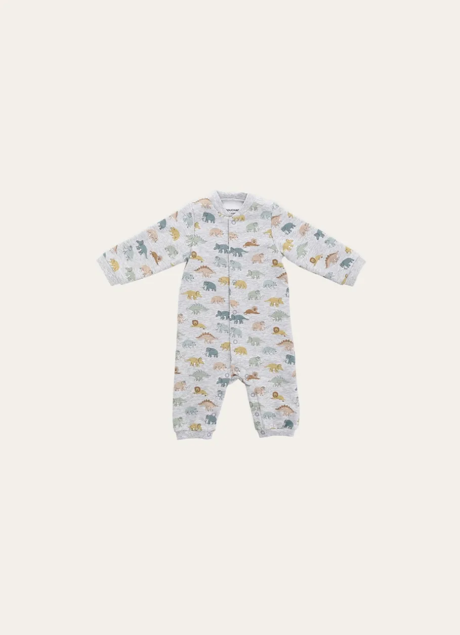 Enfant Bouchara Les Essentiels De Bebe^GRENOUILLÈRE EN JERSEY DINOSAURES ET ANIMAUX