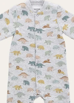 Enfant Bouchara Les Essentiels De Bebe^GRENOUILLÈRE EN JERSEY DINOSAURES ET ANIMAUX