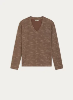 Bouchara Pyjama, Chemise De Nuit^HAUT MANCHES LONGUES EN FIL METALLISE