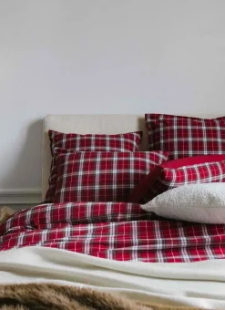 Bouchara Housse De Couette À Motifs|Chambre De Noël^HOUSSE DE COUETTE À CARREAUX TISSÉ TEINT TORQUHIL
