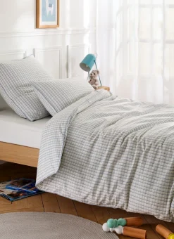 Enfant Bouchara Linge De Lit^HOUSSE DE COUETTE BÉBÉ À CARREAUX TARTAN