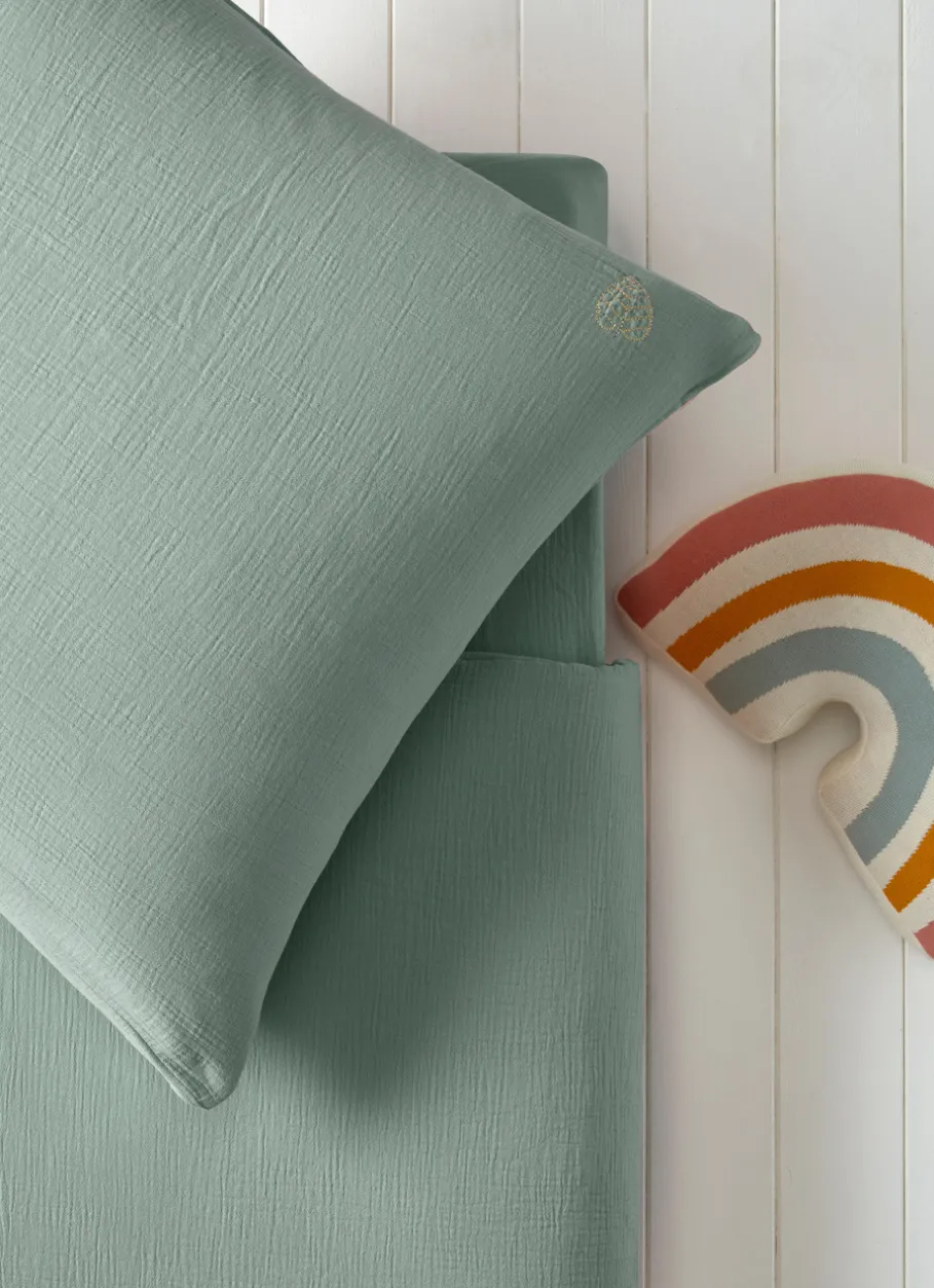 Enfant Bouchara Linge De Lit^HOUSSE DE COUETTE BÉBÉ EN GAZE DE COTON