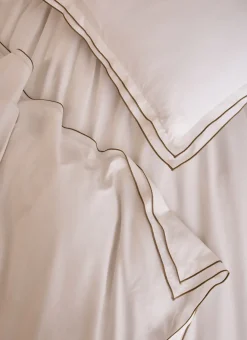 Bouchara Housse De Couette Unie^HOUSSE DE COUETTE COTON RECYCLÉ BOURDON CONTRASTÉ