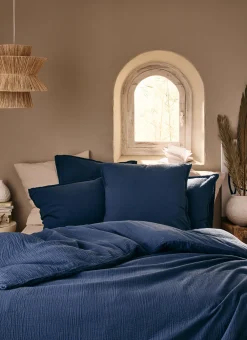 Bouchara Housse De Couette Unie^HOUSSE DE COUETTE DOUBLE GAZE DE COTON