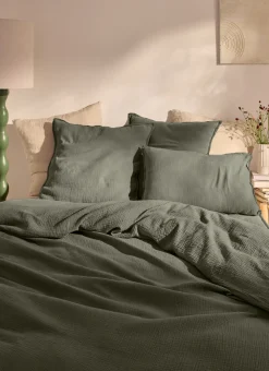 Bouchara Housse De Couette Unie^HOUSSE DE COUETTE DOUBLE GAZE DE COTON