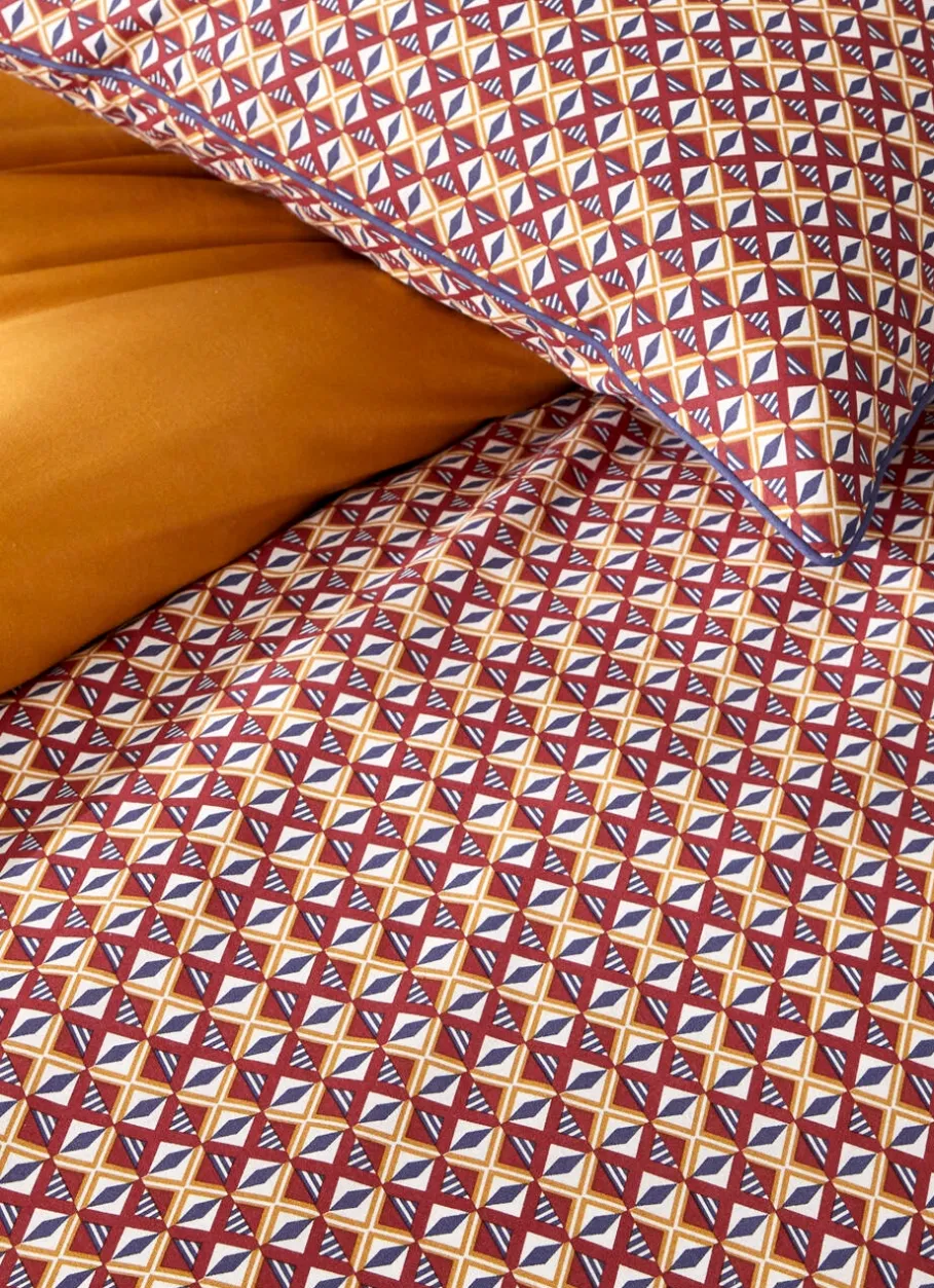 Bouchara Housse De Couette À Motifs^HOUSSE DE COUETTE EN COTON IMPRIMÉ GÉOMÉTRIQUE
