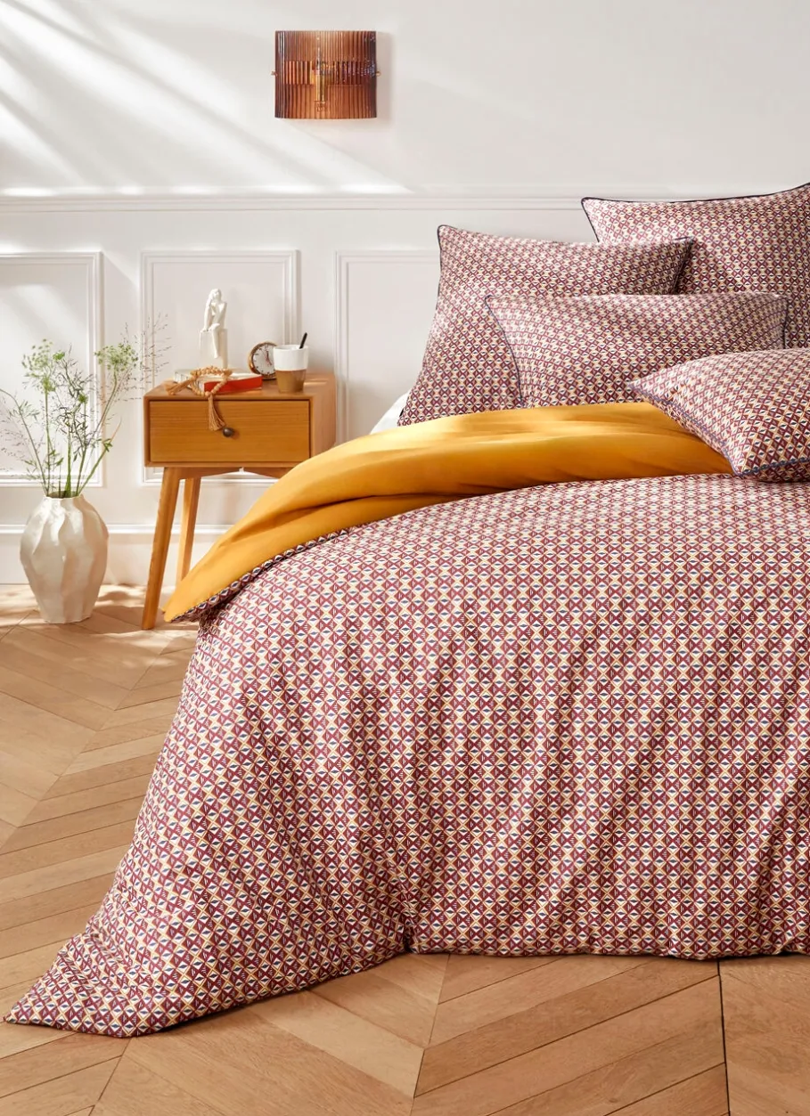 Bouchara Housse De Couette À Motifs^HOUSSE DE COUETTE EN COTON IMPRIMÉ GÉOMÉTRIQUE