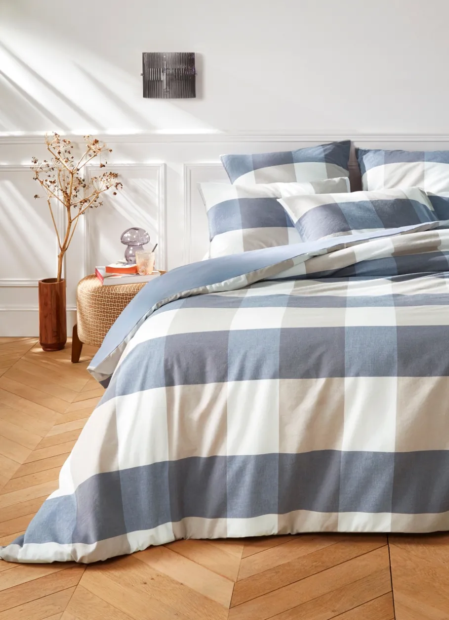 Bouchara Housse De Couette À Motifs^HOUSSE DE COUETTE EN COTON GRANDS CARREAUX