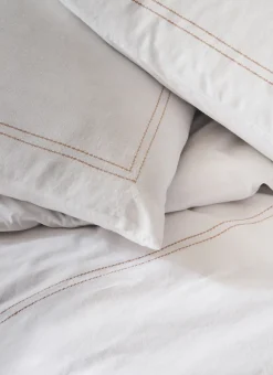 Bouchara Housse De Couette À Motifs|Housse De Couette Unie^HOUSSE DE COUETTE EN COTON LAVÉ