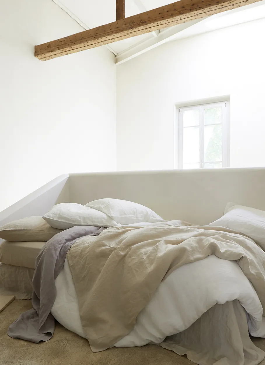 Bouchara Housse De Couette Unie^HOUSSE DE COUETTE EN LIN LAVÉ