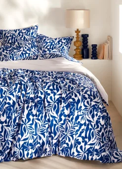 Bouchara Housse De Couette À Motifs^HOUSSE DE COUETTE EN PERCALE IMPRIMÉE FEUILLAGE