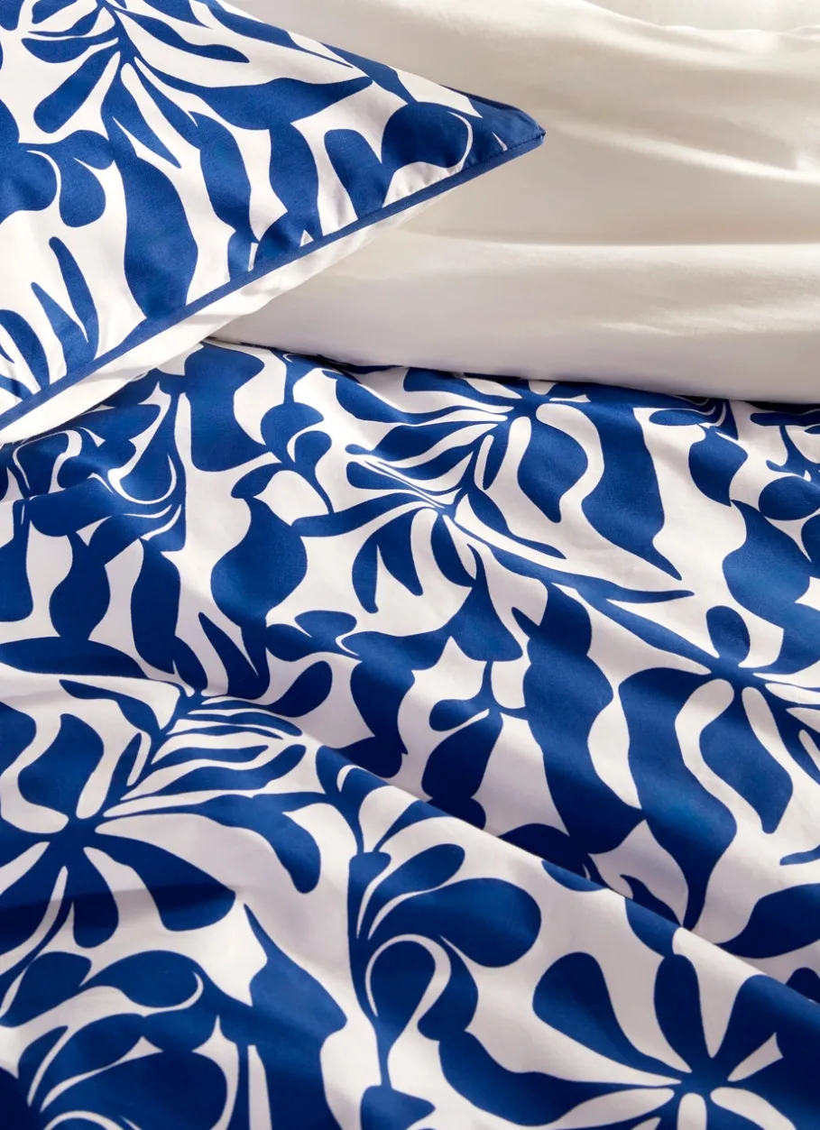 Bouchara Housse De Couette À Motifs^HOUSSE DE COUETTE EN PERCALE IMPRIMÉE FEUILLAGE
