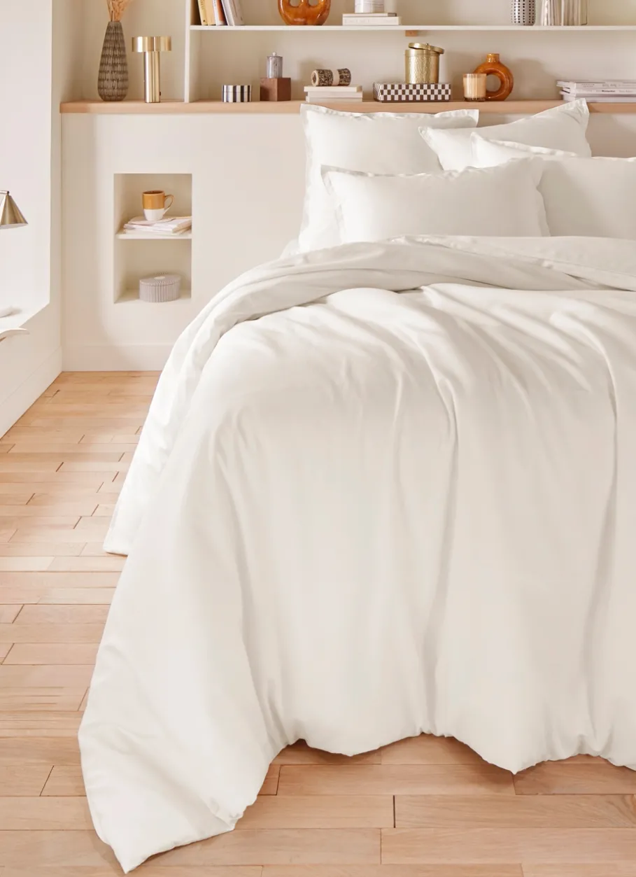 Bouchara Housse De Couette Unie^HOUSSE DE COUETTE EN SATIN DE COTON LAVÉ
