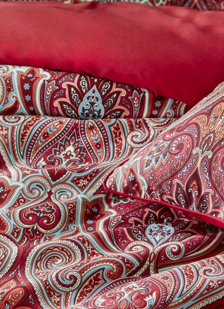 Bouchara Housse De Couette À Motifs|Chambre De Noël^HOUSSE DE COUETTE EN SATIN DE COTON SUBLIME