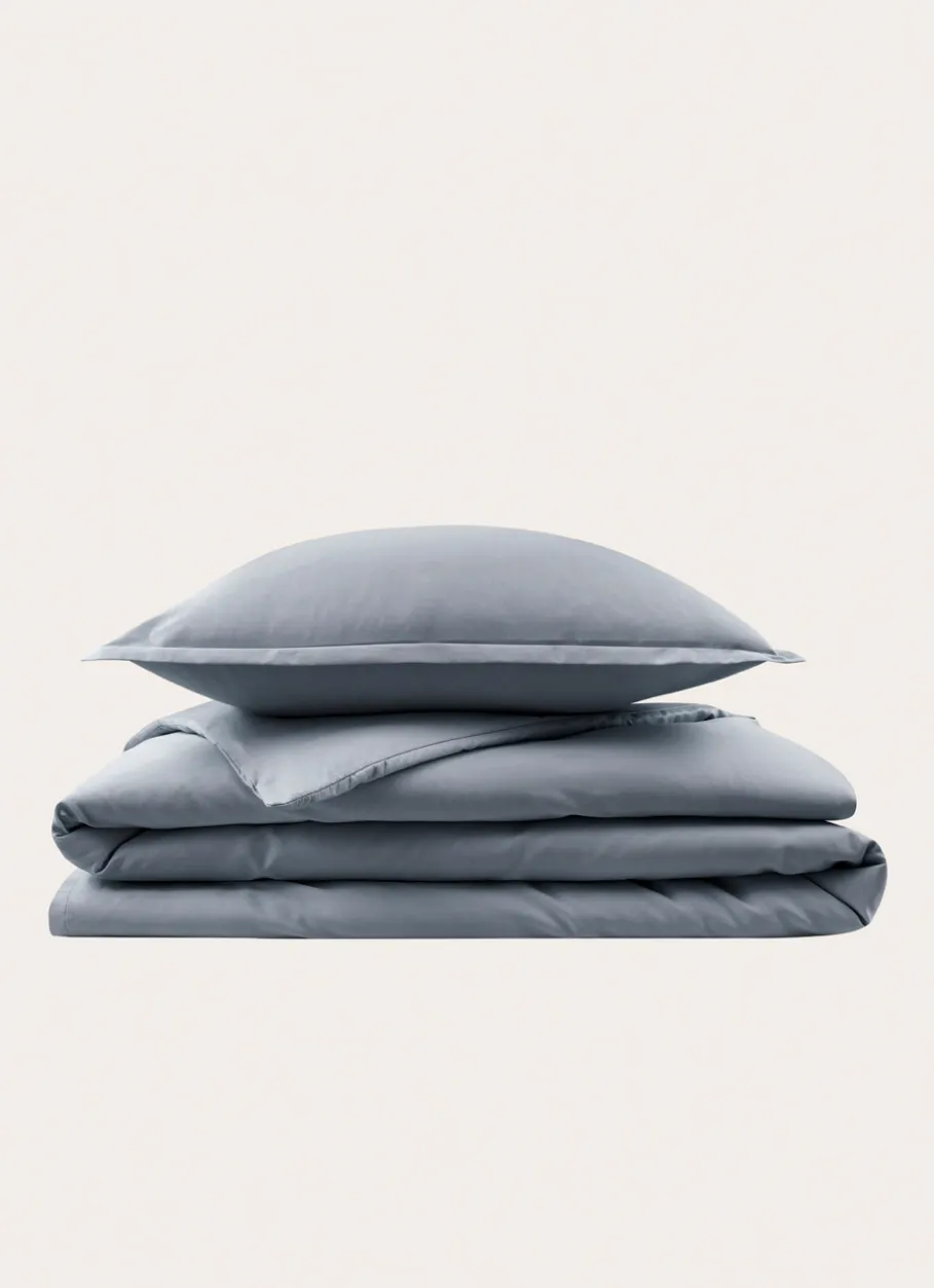 Bouchara Housse De Couette Unie^HOUSSE DE COUETTE EN SATIN DE COTON PEIGNÉ UNI