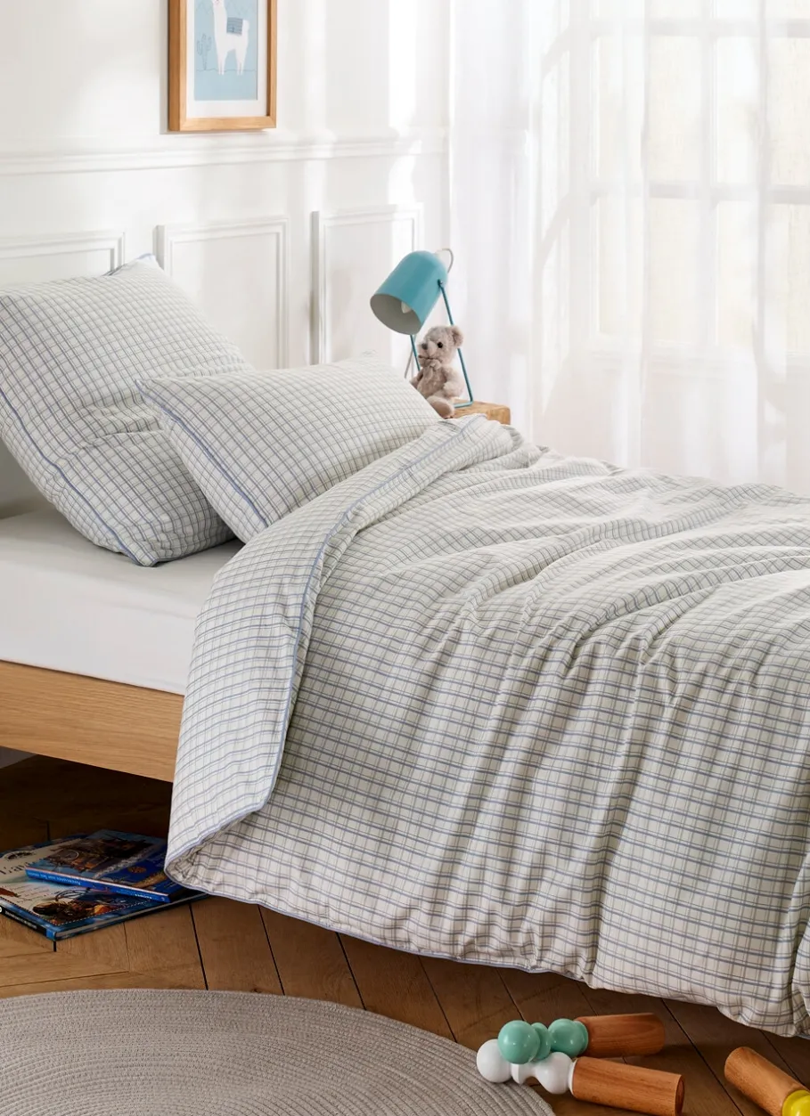 Enfant Bouchara Linge De Lit^HOUSSE DE COUETTE ENFANT À CARREAUX TARTAN