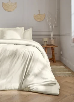 Bouchara Housse De Couette Unie^HOUSSE DE COUETTE RAYÉE EN SATIN DE COTON