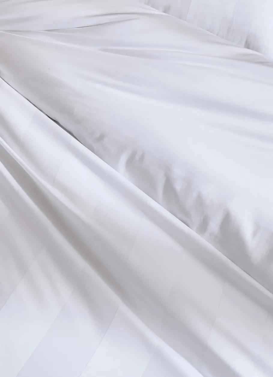 Bouchara Housse De Couette Unie^HOUSSE DE COUETTE RAYÉE EN SATIN DE COTON