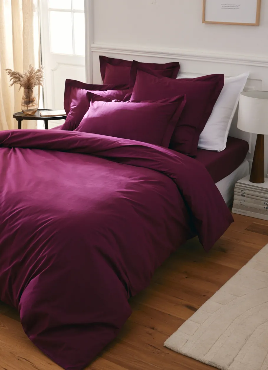 Bouchara Housse De Couette Unie^HOUSSE DE COUETTE UNIE EN PERCALE DE COTON