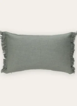 Bouchara Coussin, Coussin De Sol^HOUSSE DE COUSSIN À FRANGES COTON ET LIN