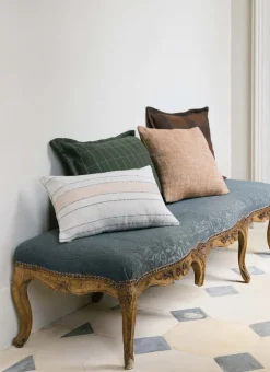 Bouchara Coussin, Coussin De Sol^HOUSSE DE COUSSIN RUBEN TISSÉE EN COTON ET LIN