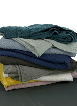 Bouchara Jete De Lit, Edredon^JETÉ DE LIT EN COTON LAVÉ NID D'ABEILLE