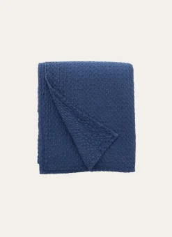 Bouchara Jete De Lit, Edredon^JETÉ DE LIT EN COTON LAVÉ NID D'ABEILLE