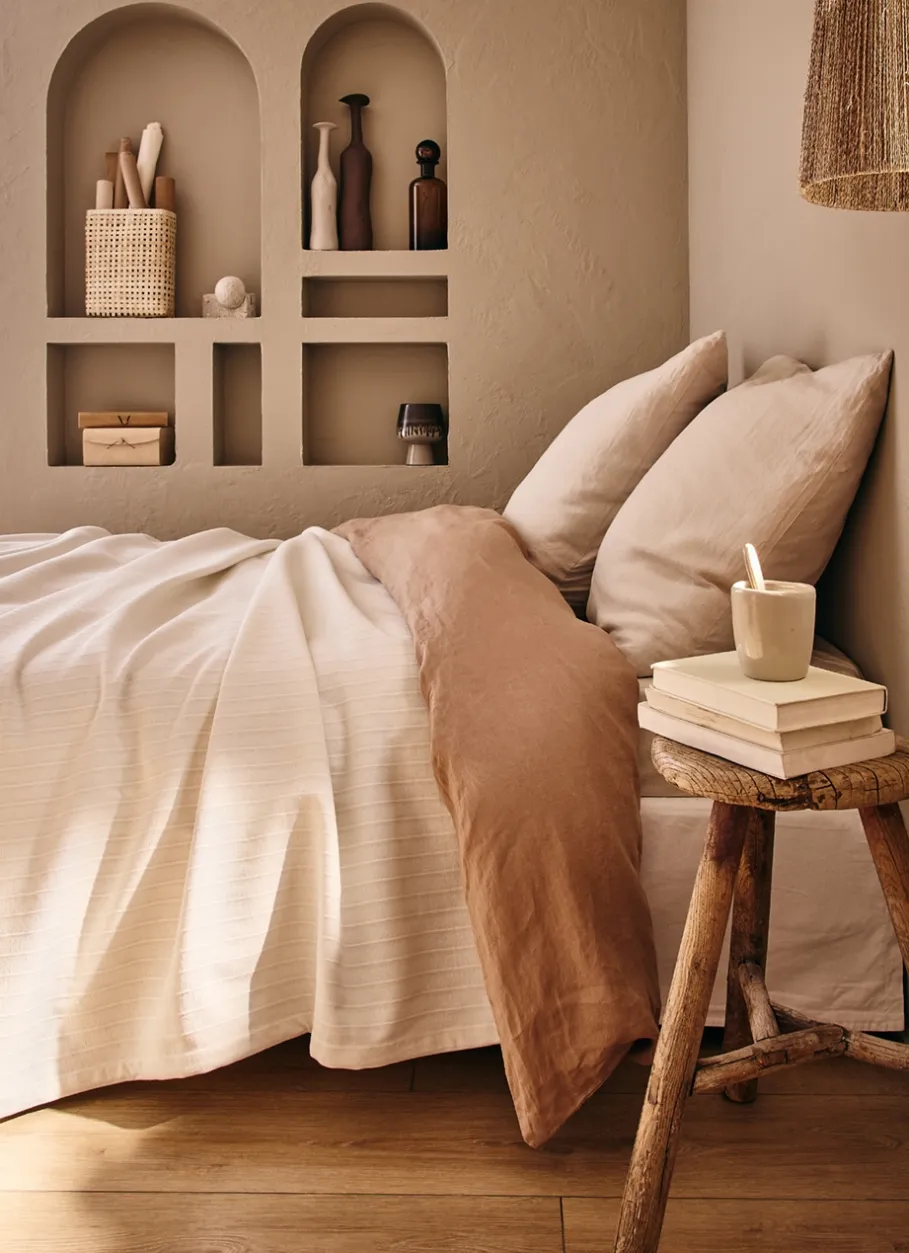 Bouchara Jete De Lit, Edredon^JETÉ DE LIT JACQUARD À RAYURES