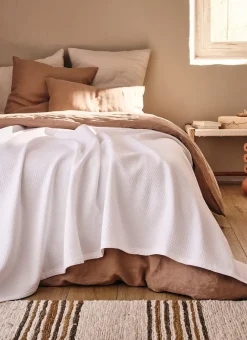 Bouchara Jete De Lit, Edredon^JETÉ DE LIT JACQUARD EN COTON LUMEL