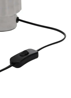 Bouchara Lampe, Lampadaire^LAMPE À POSER EN MARBRE ET LIN