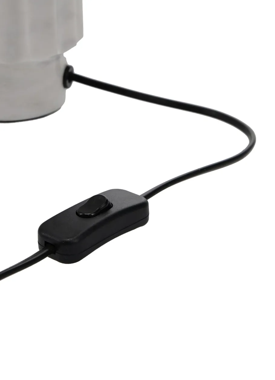 Bouchara Lampe, Lampadaire^LAMPE À POSER EN MARBRE ET LIN