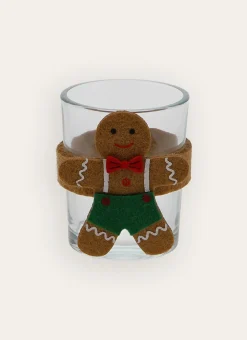 Bouchara Décoration De Noël^LOT 2 PHOTOPHORES DE NOËL MR & MME PAIN D'ÉPICES