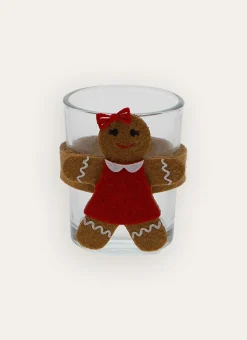 Bouchara Décoration De Noël^LOT 2 PHOTOPHORES DE NOËL MR & MME PAIN D'ÉPICES