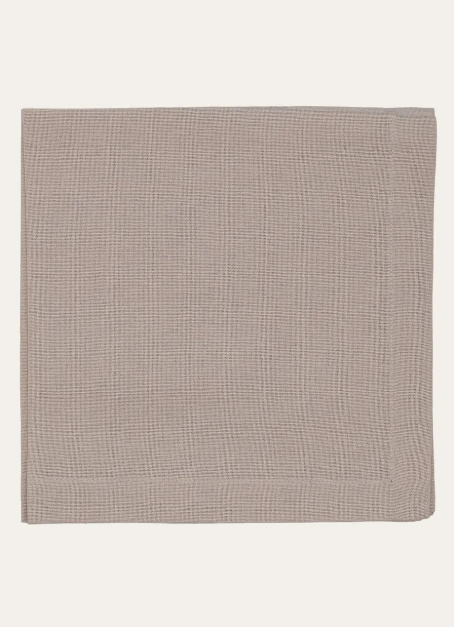 Bouchara Serviette De Table^LOT 4 SERVIETTES EN COTON