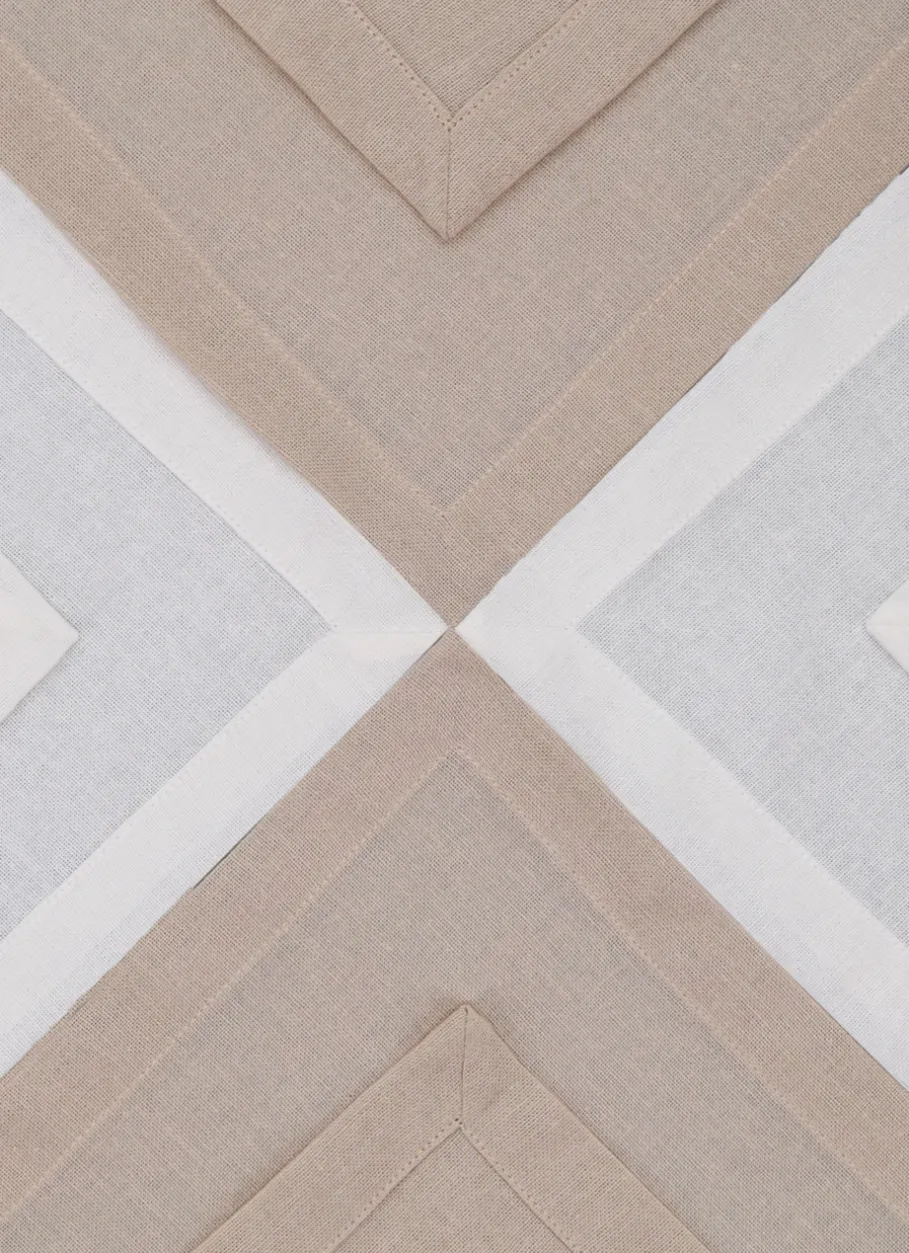 Bouchara Serviette De Table^LOT 4 SERVIETTES EN COTON