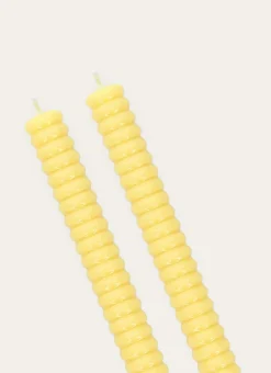 Bouchara Bougie^LOT DE 2 BOUGIES TORSADÉES