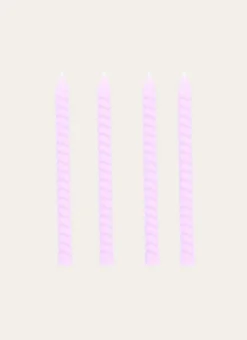 Bouchara Bougie^LOT DE 4 MINI BOUGIES TORSADÉES