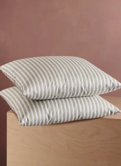 Bouchara Oreiller, Traversin^LOT DE 2 OREILLERS CARRÉS EN PLUMETTES