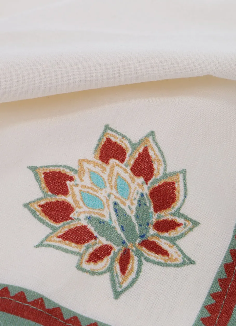 Bouchara Serviette De Table^LOT DE 2 SERVIETTES DE TABLE EN COTON FLAMMÉ