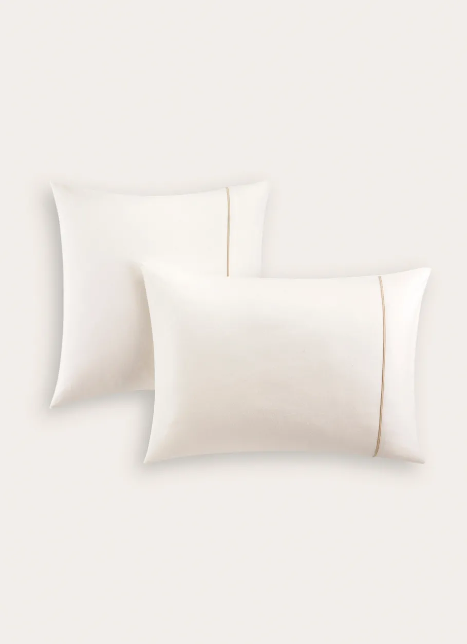 Bouchara Taie Unie^LOT DE 2 TAIES D'OREILLER EN FLANELLE UNIE RAGOON