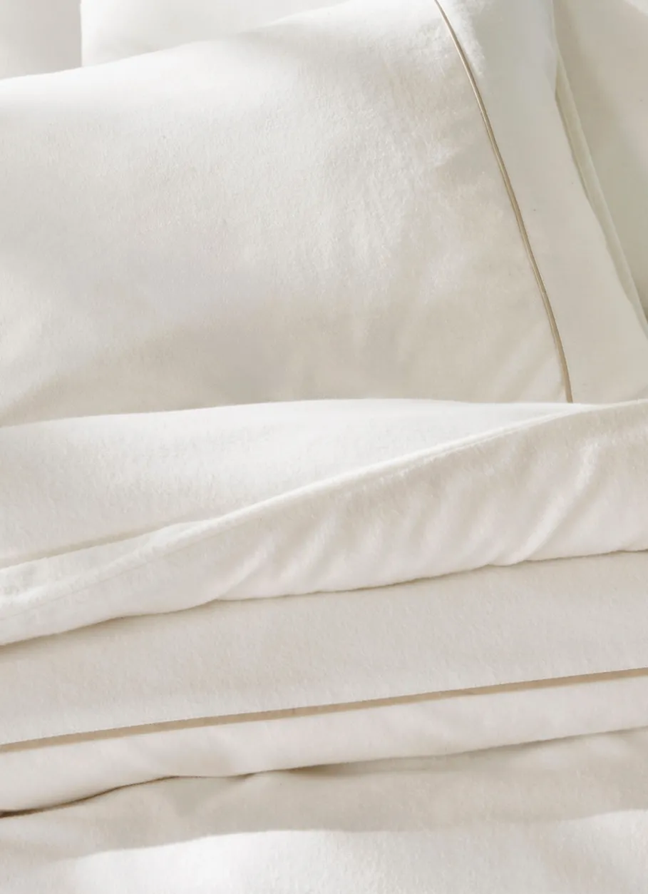 Bouchara Taie Unie^LOT DE 2 TAIES D'OREILLER EN FLANELLE UNIE RAGOON