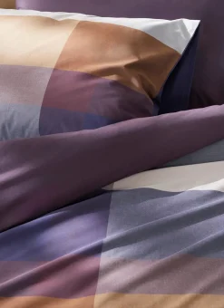 Bouchara Taie À Motifs^LOT DE 2 TAIES D'OREILLER EN COTON GRANDS CARREAUX