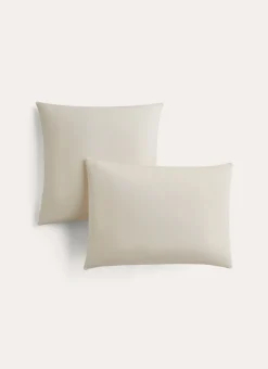 Bouchara Taie Unie^LOT DE 2 TAIES D'OREILLER EN FLANELLE COCON