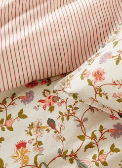 Bouchara Taie À Motifs^LOT DE 2 TAIES D’OREILLER EN COTON LAVÉ FLEURIE