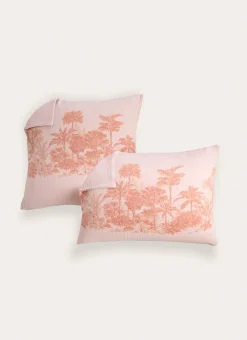 Bouchara Taie À Motifs^LOT DE 2 TAIES DOUBLE GAZE DE COTON GAMBIER