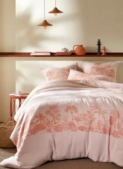 Bouchara Taie À Motifs^LOT DE 2 TAIES DOUBLE GAZE DE COTON GAMBIER